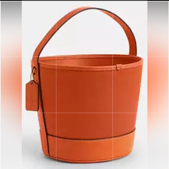 🎃 COACH Trick Or Treat Bucket With Halloween Pumpkin In Regenerative Cotton 🎃 - Picture 8 of 16